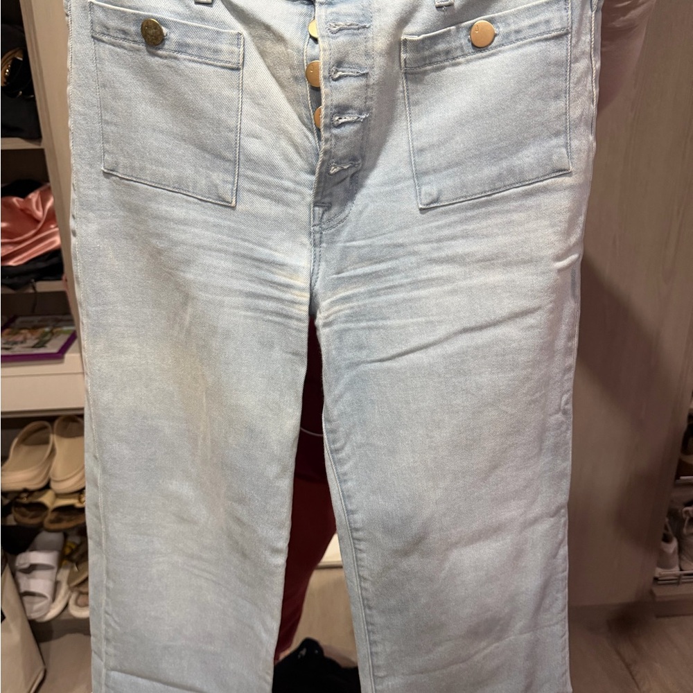 J Brand Light Blue Ankle & Cropped Jeans